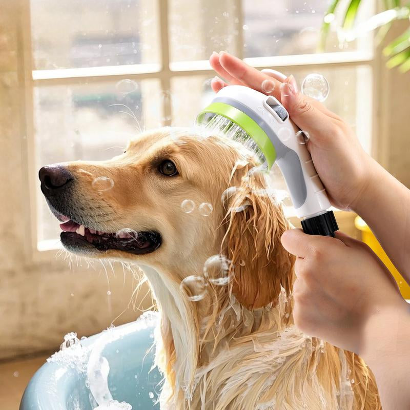 MALFT PET 3-In-1 Pet Shower Kit,High Pressure Cleaner Nozzle,Pet Bathing Grooming Accessories,Deshedding Nozzle,Suitable for Pets,Home and Outdoor Use