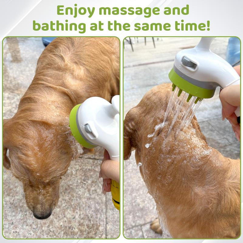 MALFT PET 3-In-1 Pet Shower Kit,High Pressure Cleaner Nozzle,Pet Bathing Grooming Accessories,Deshedding Nozzle,Suitable for Pets,Home and Outdoor Use