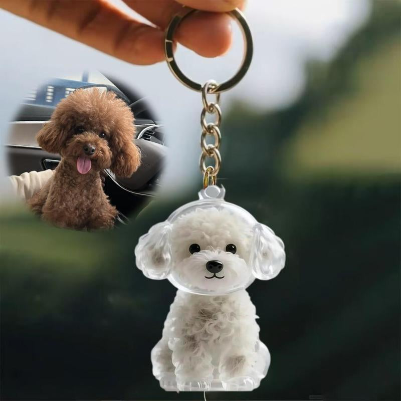 Dog Hair Storage Bottle, Dog Fur Keepsake Capsule Pendant, Keychain for Collecting Cat and Dog Hair, Cute Pet Memorial Gifts, Back-To-School Gifts