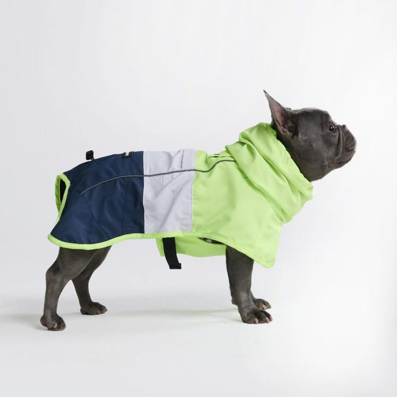 Spark Paws Breatheshield Dog Raincoat - Waterproof Windproof Rain Jacket, for Small Medium Large Extra Large Dogs, Reflective Full-Body Coverage Dry Suit