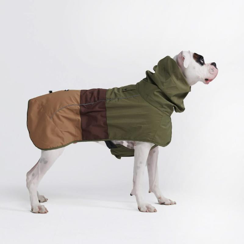 Spark Paws Breatheshield Dog Raincoat - Waterproof Windproof Rain Jacket, for Small Medium Large Extra Large Dogs, Reflective Full-Body Coverage Dry Suit