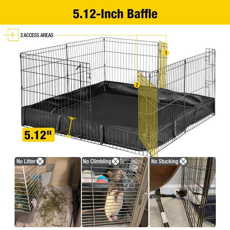 Aivituvin-Air71 Guinea Pig ,Bunny Playpen| Small Pet Playpen with Floor,Petlife,Dog Playpen,Rabbit Playpen,Dog Crate