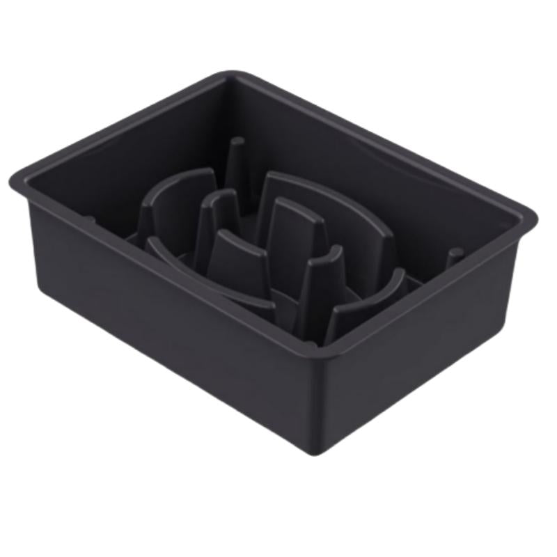 2025 NEW 2-In-1 Elevated Dog Bowls Slow Feeder, 4 Height Adjustable Raised Dog Bowl Stand No Spill Dog Water Bowl Dispenser, Anti-Slip Dog Food and Water Bowl for Small Medium Dogs