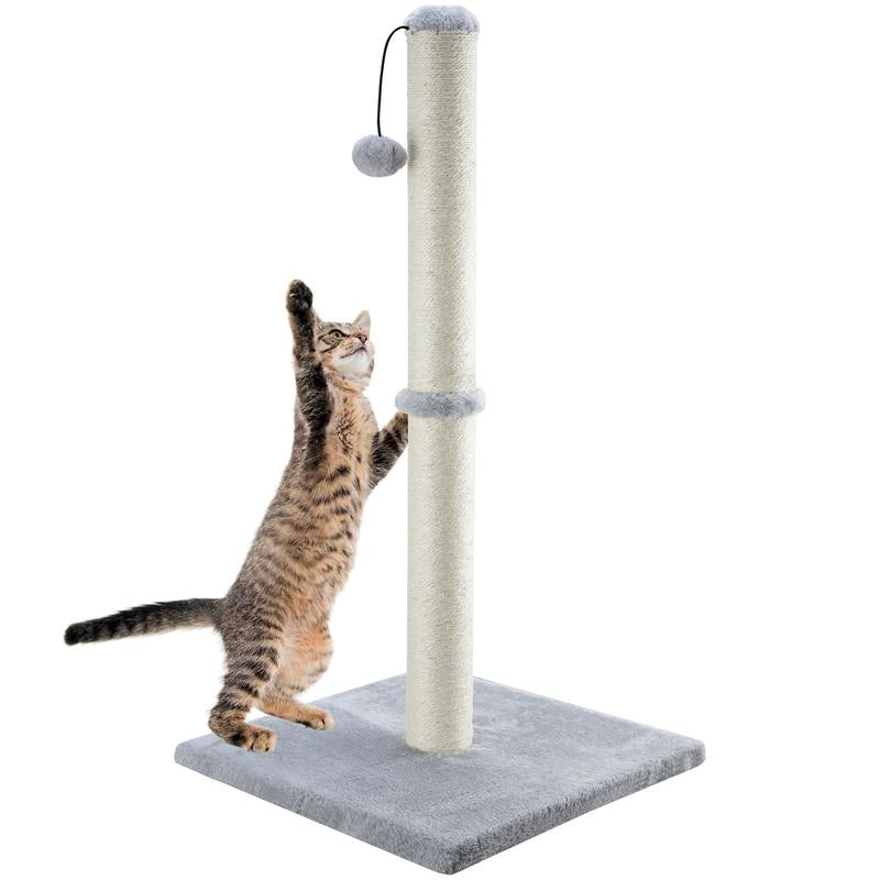 Cat Scratching Posts for Indoor Cats and Kittens Cat Scratchers with Dangling Ball Vertical Scratcher with Premium Sisal House Home