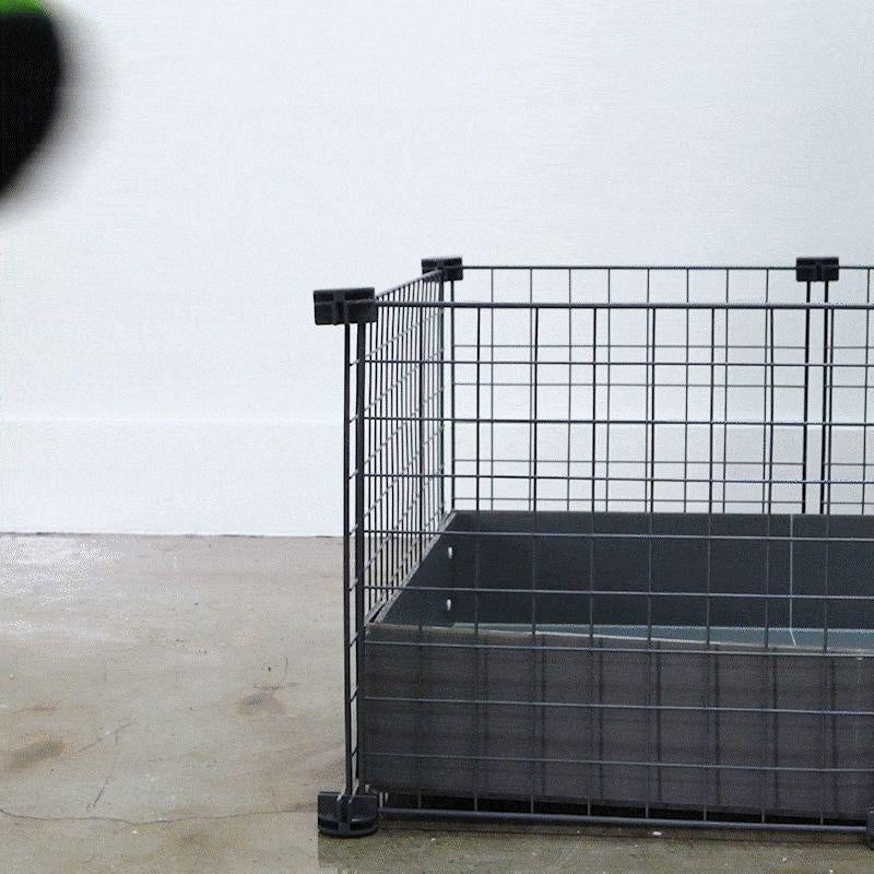 Guinea Pig Condo C&C Cage with Pillars, Balcony, and Ramp- Guineadad