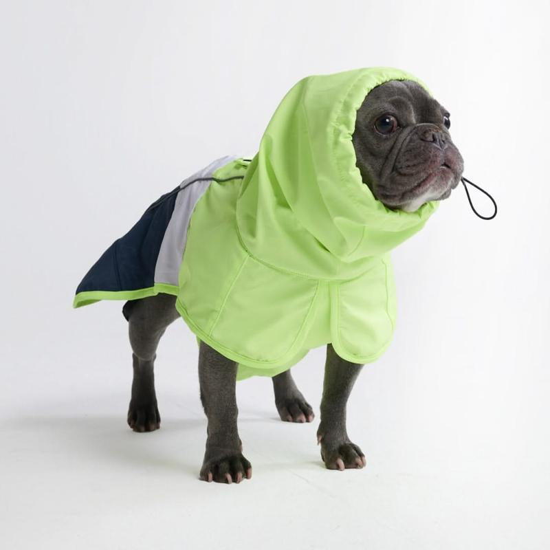 Spark Paws Breatheshield Dog Raincoat - Waterproof Windproof Rain Jacket, for Small Medium Large Extra Large Dogs, Reflective Full-Body Coverage Dry Suit