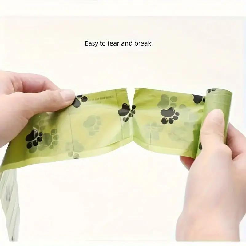 210Pcs/540Pcs Dog Poop Bags, Portable Pet Waste Bag Filling Rolls, Thickened Leak Proof, Pet Waste Disposal Bags, High-Quality Dog Supplies, Two Options-14Rolls 36Rolls