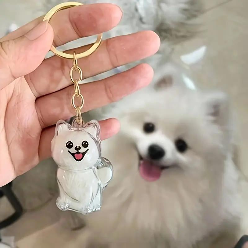Dog Hair Storage Bottle, Dog Fur Keepsake Capsule Pendant, Keychain for Collecting Cat and Dog Hair, Cute Pet Memorial Gifts, Back-To-School Gifts