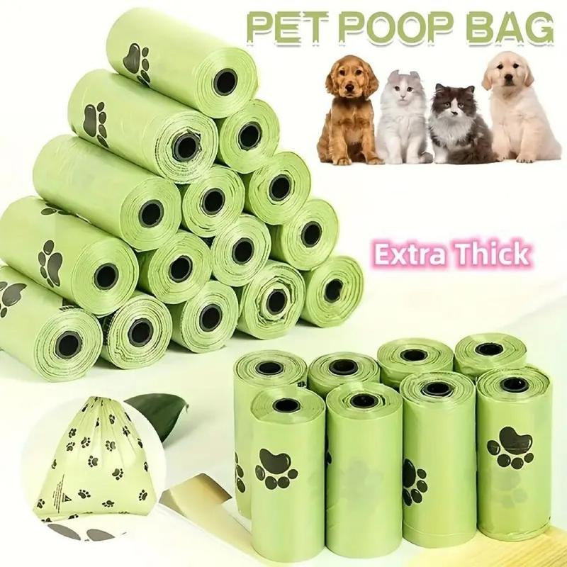 210Pcs/540Pcs Dog Poop Bags, Portable Pet Waste Bag Filling Rolls, Thickened Leak Proof, Pet Waste Disposal Bags, High-Quality Dog Supplies, Two Options-14Rolls 36Rolls