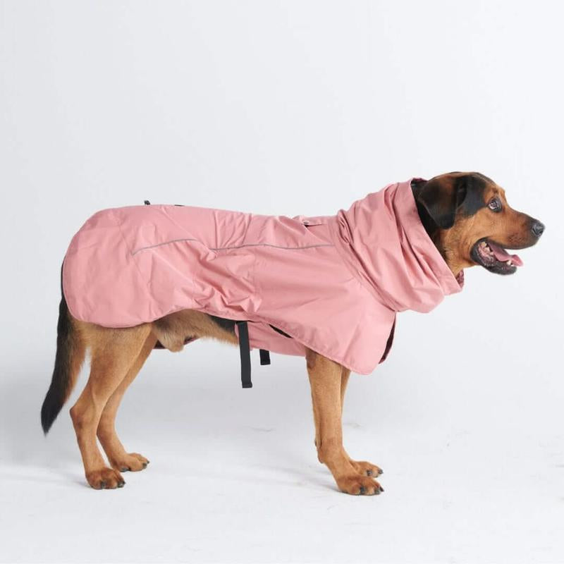 Spark Paws Breatheshield Dog Raincoat - Waterproof Windproof Rain Jacket, for Small Medium Large Extra Large Dogs, Reflective Full-Body Coverage Dry Suit