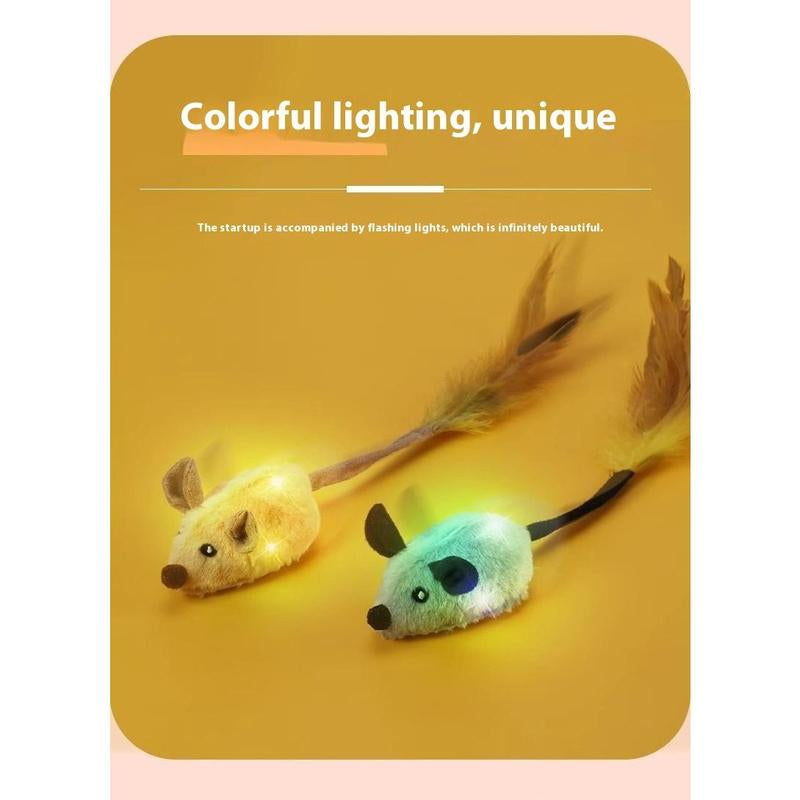Rechargeable Mouse Toy Sensing Toy Simulation Mouse Animal Electric Smart Mouse Toy Teasing Cat Toy Cat Toys Crazy Cat Toy Gifts for Cats Money Saving Toy Cute Cat Toys Gravity Ball Cat Ball Interactive Cat Toy