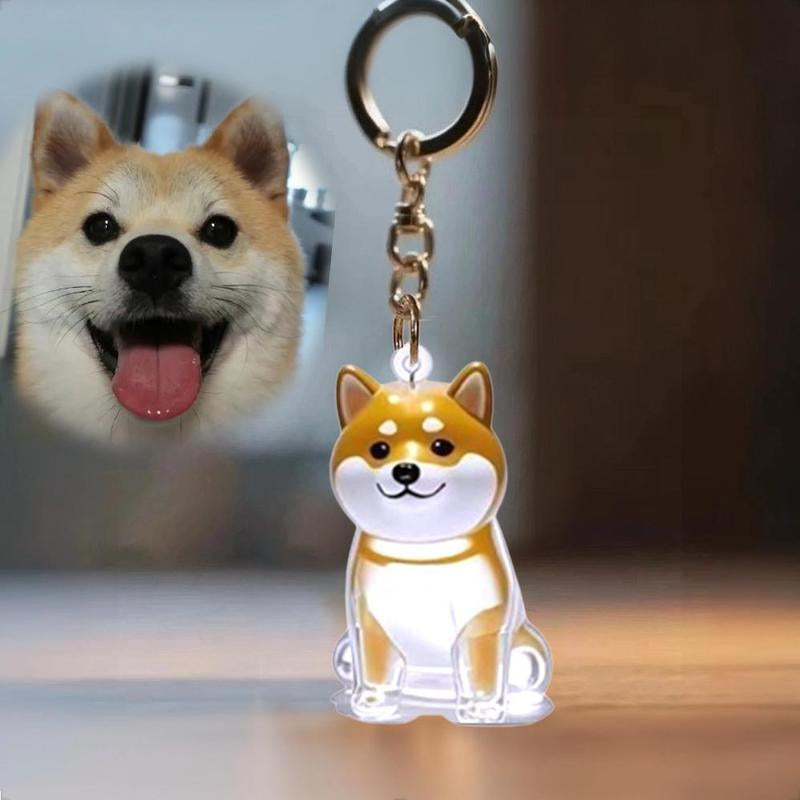 Dog Hair Storage Bottle, Dog Fur Keepsake Capsule Pendant, Keychain for Collecting Cat and Dog Hair, Cute Pet Memorial Gifts, Back-To-School Gifts