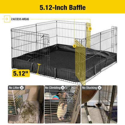 Aivituvin-Air71 Guinea Pig ，Bunny Playpen| Small Pet Playpen with Floor,Petlife,Dog Playpen,Rabbit Playpen,Dog Crate