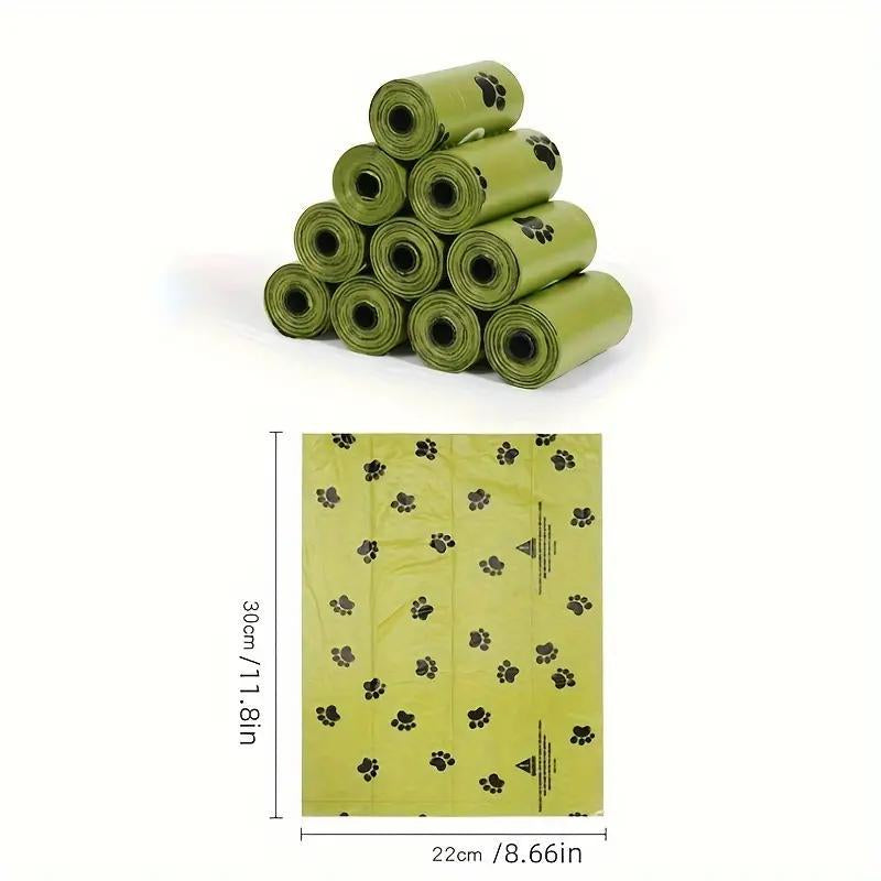 210Pcs/540Pcs Dog Poop Bags, Portable Pet Waste Bag Filling Rolls, Thickened Leak Proof, Pet Waste Disposal Bags, High-Quality Dog Supplies, Two Options-14Rolls 36Rolls