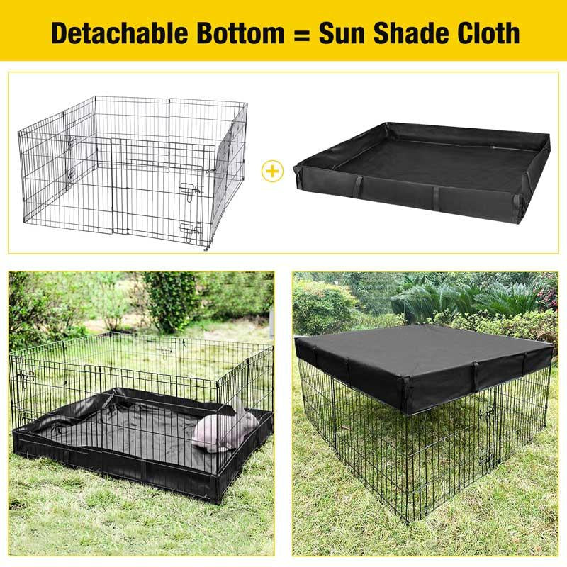 Aivituvin-Air71 Guinea Pig ，Bunny Playpen| Small Pet Playpen with Floor,Petlife,Dog Playpen,Rabbit Playpen,Dog Crate