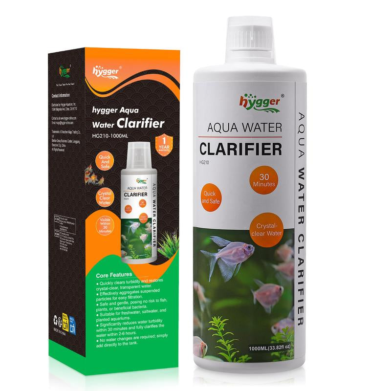 Hygger Aquarium Water Clarifier, Water Clarifier for Fish Tank, for Freshwater and Saltwater Tanks