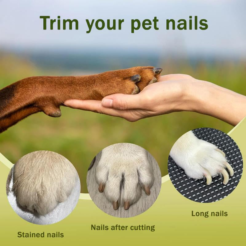 2-In-1 Cat Nail Clipper & Trimmer - USB Rechargeable with LED Light & Safety Guard, Professional Grooming Tool for Cats，Whtie